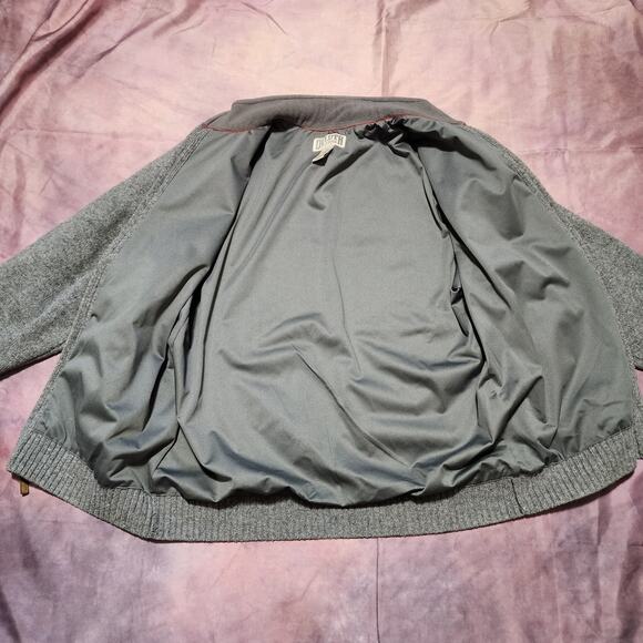 Duluth Trading men's windproof Shetland wool zip up jacket grey size medium - Picture 5 of 8